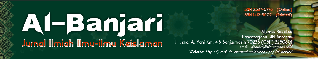 Al-Banjari : Jurnal Ilmiah Ilmu-Ilmu Keislaman